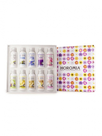 Horomia, Set 10 essenze profumo per bucato 50 ml